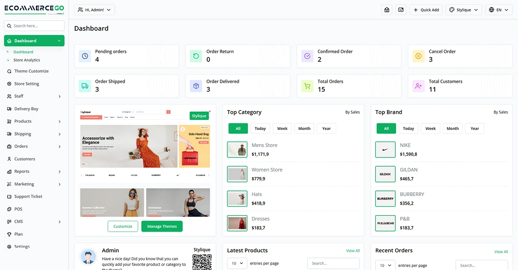eCommerceGo SaaS Add-Ons